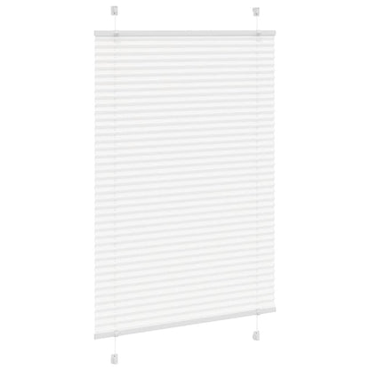 vidaXL Plissee Weiß 90x150 cm Stoffbreite 89,4 cm Polyester