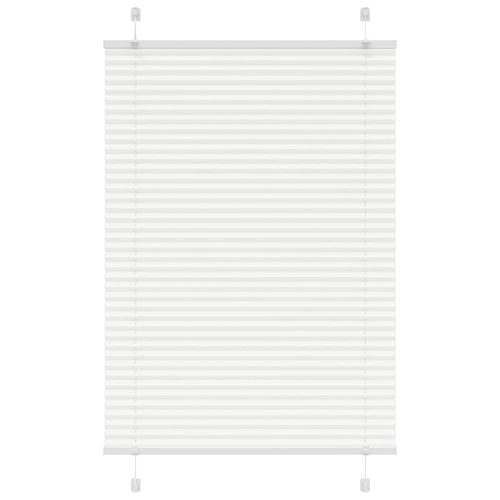 vidaXL Store plissé Blanc 95x150 cm Largeur tissu 94,4 cm Polyester