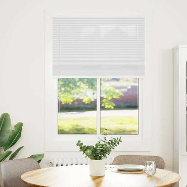 vidaXL Plissee Weiß 100x150 cm Stoffbreite 99,4 cm Polyester