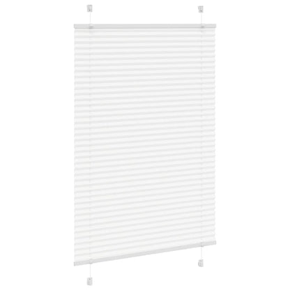vidaXL Plissee Weiß 100x150 cm Stoffbreite 99,4 cm Polyester