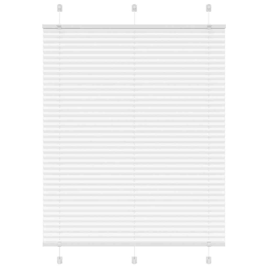 vidaXL Store plissé blanc 105 x 150 cm Largeur du tissu 104,4 cm Polyester