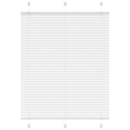 vidaXL Store plissé blanc 105 x 150 cm Largeur du tissu 104,4 cm Polyester