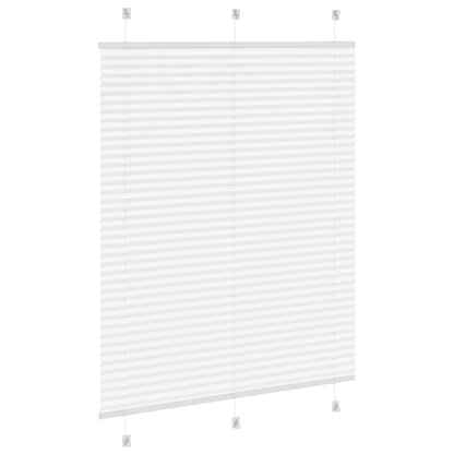 vidaXL Store plissé blanc 105 x 150 cm Largeur du tissu 104,4 cm Polyester