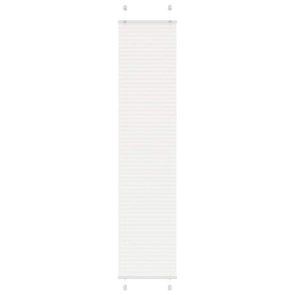 vidaXL Plissee Weiß 40x200 cm Stoffbreite 39,4 cm Polyester