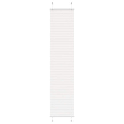 vidaXL Plissee Weiß 50x200 cm Stoffbreite 49,4 cm Polyester