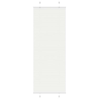 vidaXL Plissee Weiß 80x200 cm Stoffbreite 79,4 cm Polyester