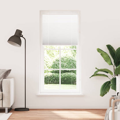 vidaXL Plissee Weiß 100x200 cm Stoffbreite 99,4 cm Polyester