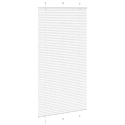vidaXL Plissee Weiß 110x200 cm Stoffbreite 109,4 cm Polyester