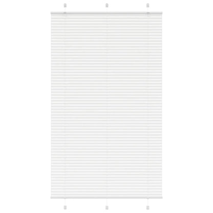 vidaXL Plissee Weiß 115x200 cm Stoffbreite 114,4 cm Polyester