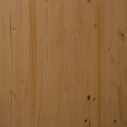 vidaXL Rollschrank mit Schreibtisch MOSS Honigbraun Massivholz Kiefer