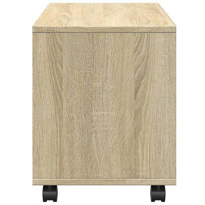 vidaXL Meuble à roulettes Chêne Sonoma 72x33x42,5 cm Bois d'ingénierie