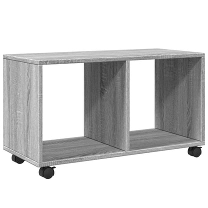 vidaXL Caisson roulant gris Sonoma 72x33x42,5 cm Bois d'ingénierie