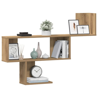 vidaXL Étagère murale en bois d'ingénierie chêne artisan 100x15x70 cm