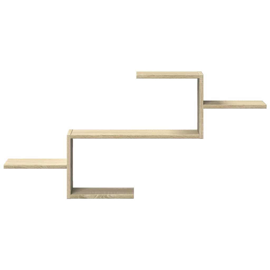 vidaXL Wandregal Sonoma-Eiche 104x15x49 cm Holzwerkstoff