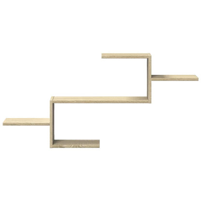 vidaXL Wandregal Sonoma-Eiche 104x15x49 cm Holzwerkstoff