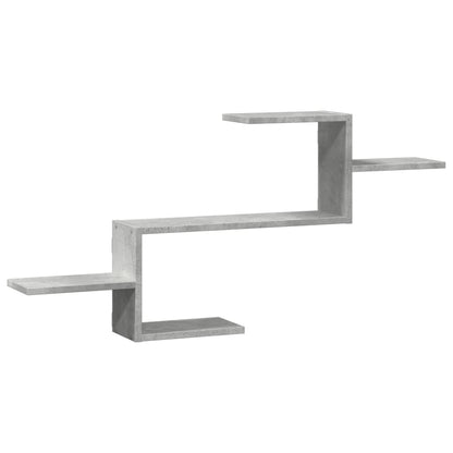 vidaXL Wandregal Betongrau 104x15x49 cm Holzwerkstoff