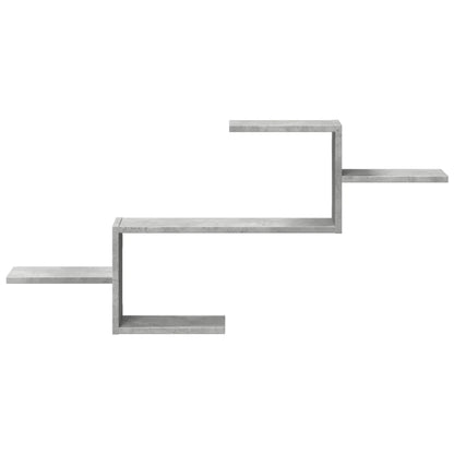vidaXL Wandregal Betongrau 104x15x49 cm Holzwerkstoff