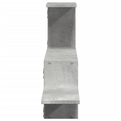 vidaXL Wandregal Betongrau 104x15x49 cm Holzwerkstoff