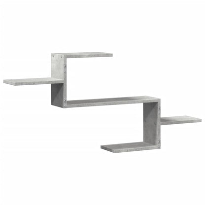 vidaXL Wandregal Betongrau 104x15x49 cm Holzwerkstoff
