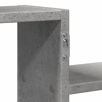 vidaXL Wandregal Betongrau 104x15x49 cm Holzwerkstoff
