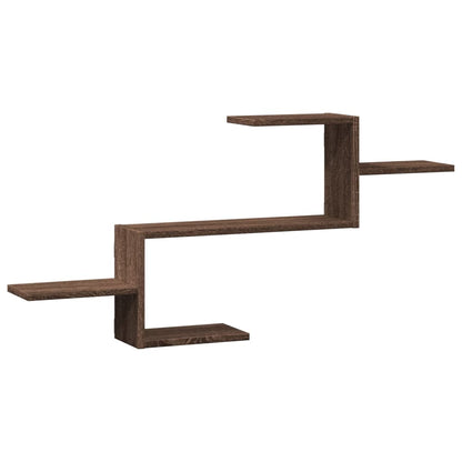 vidaXL Wandregal Braun Eichen-Optik 104x15x49 cm Holzwerkstoff