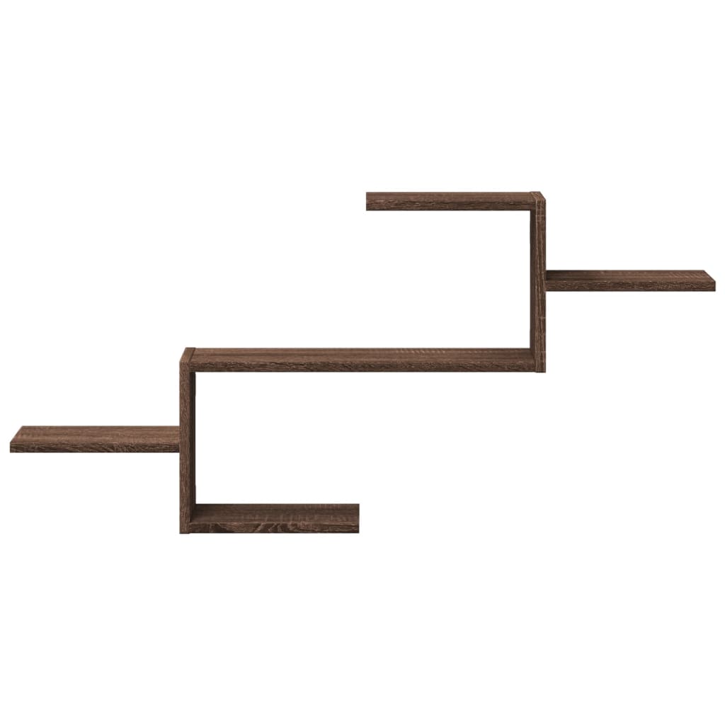 vidaXL Wandregal Braun Eichen-Optik 104x15x49 cm Holzwerkstoff