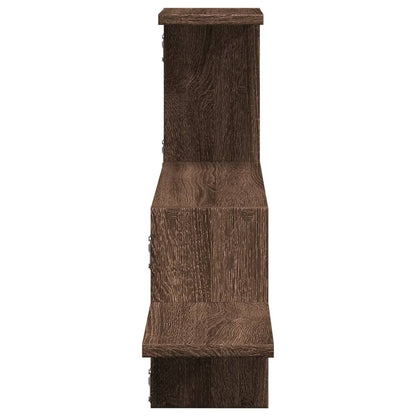 vidaXL Wandregal Braun Eichen-Optik 104x15x49 cm Holzwerkstoff