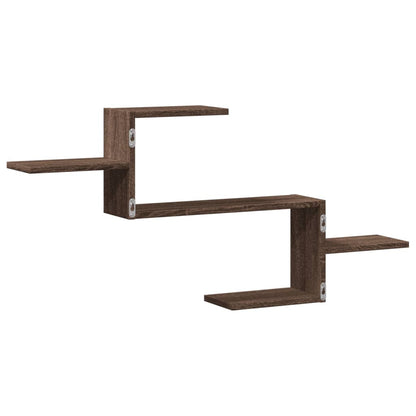 vidaXL Wandregal Braun Eichen-Optik 104x15x49 cm Holzwerkstoff