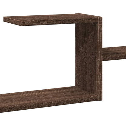 vidaXL Wandregal Braun Eichen-Optik 104x15x49 cm Holzwerkstoff