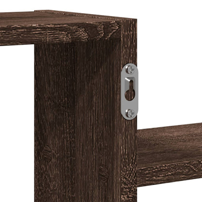 vidaXL Wandregal Braun Eichen-Optik 104x15x49 cm Holzwerkstoff