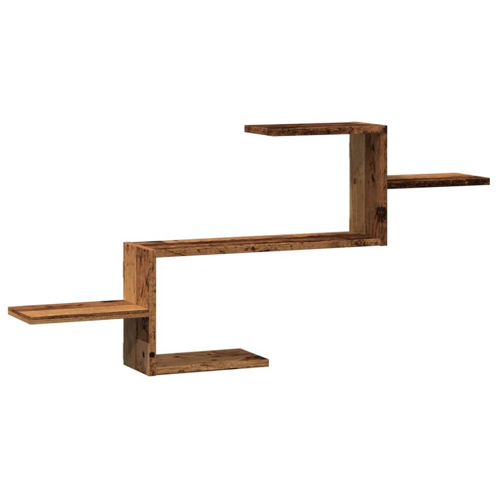 vidaXL Étagère murale aspect bois de récupération 104x15x49 cm Bois d'ingénierie
