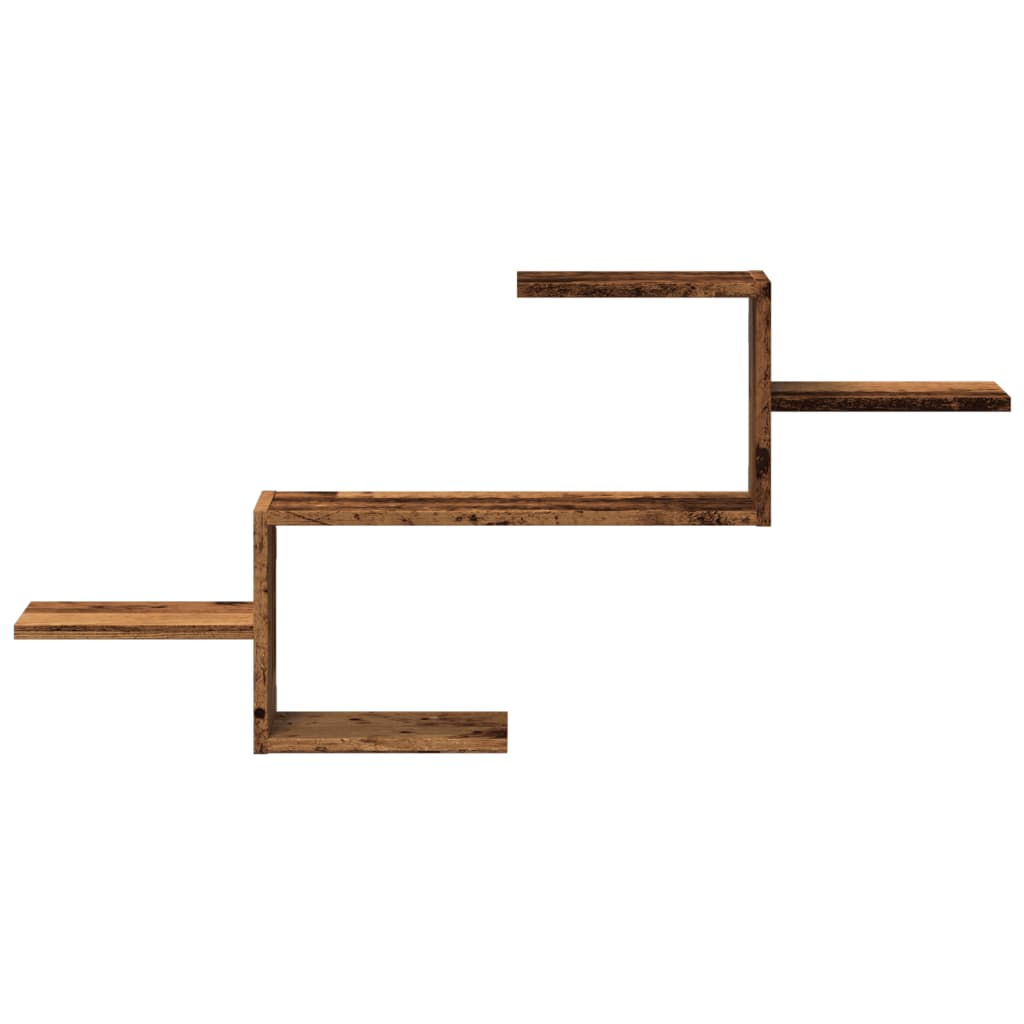 vidaXL Étagère murale aspect bois de récupération 104x15x49 cm Bois d'ingénierie