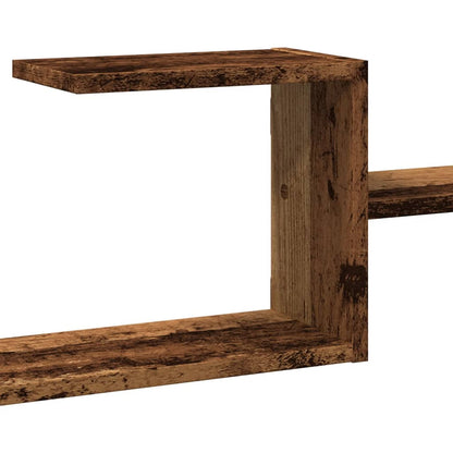 vidaXL Étagère murale aspect bois de récupération 104x15x49 cm Bois d'ingénierie