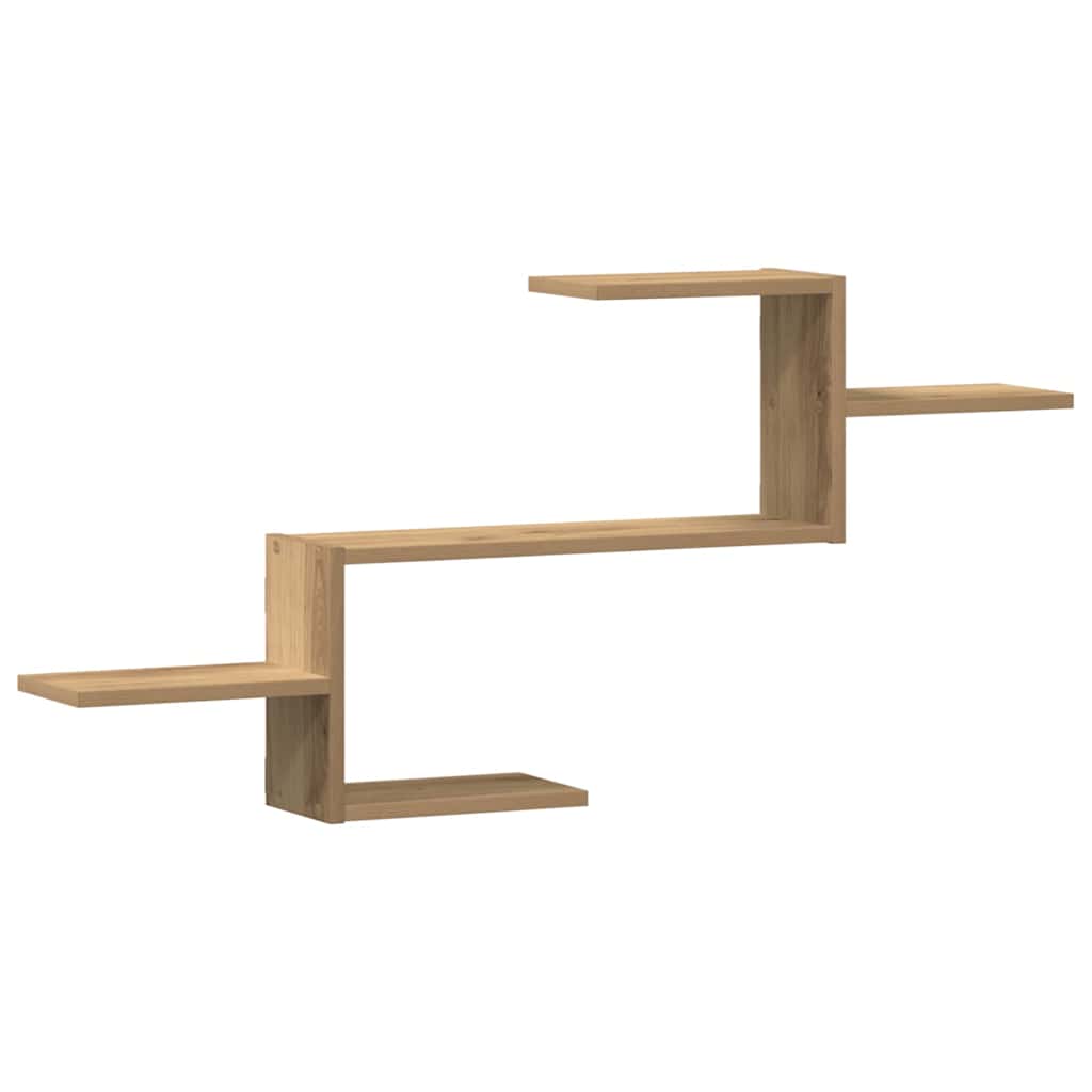 vidaXL Wandregal Artisan-Eiche 104x15x49 cm Holzwerkstoff