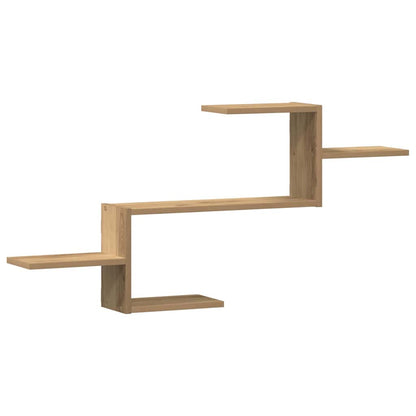 vidaXL Wandregal Artisan-Eiche 104x15x49 cm Holzwerkstoff