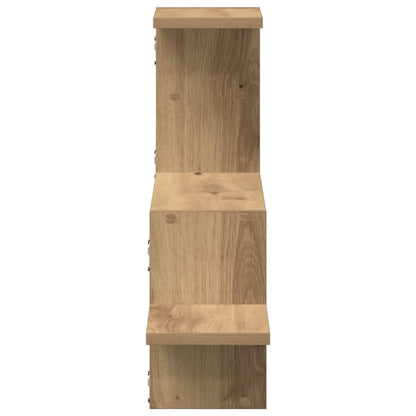 vidaXL Wandregal Artisan-Eiche 104x15x49 cm Holzwerkstoff