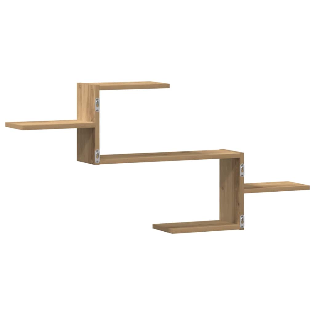 vidaXL Wandregal Artisan-Eiche 104x15x49 cm Holzwerkstoff
