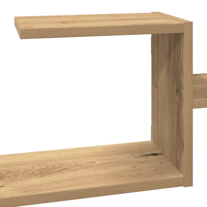 vidaXL Wandregal Artisan-Eiche 104x15x49 cm Holzwerkstoff