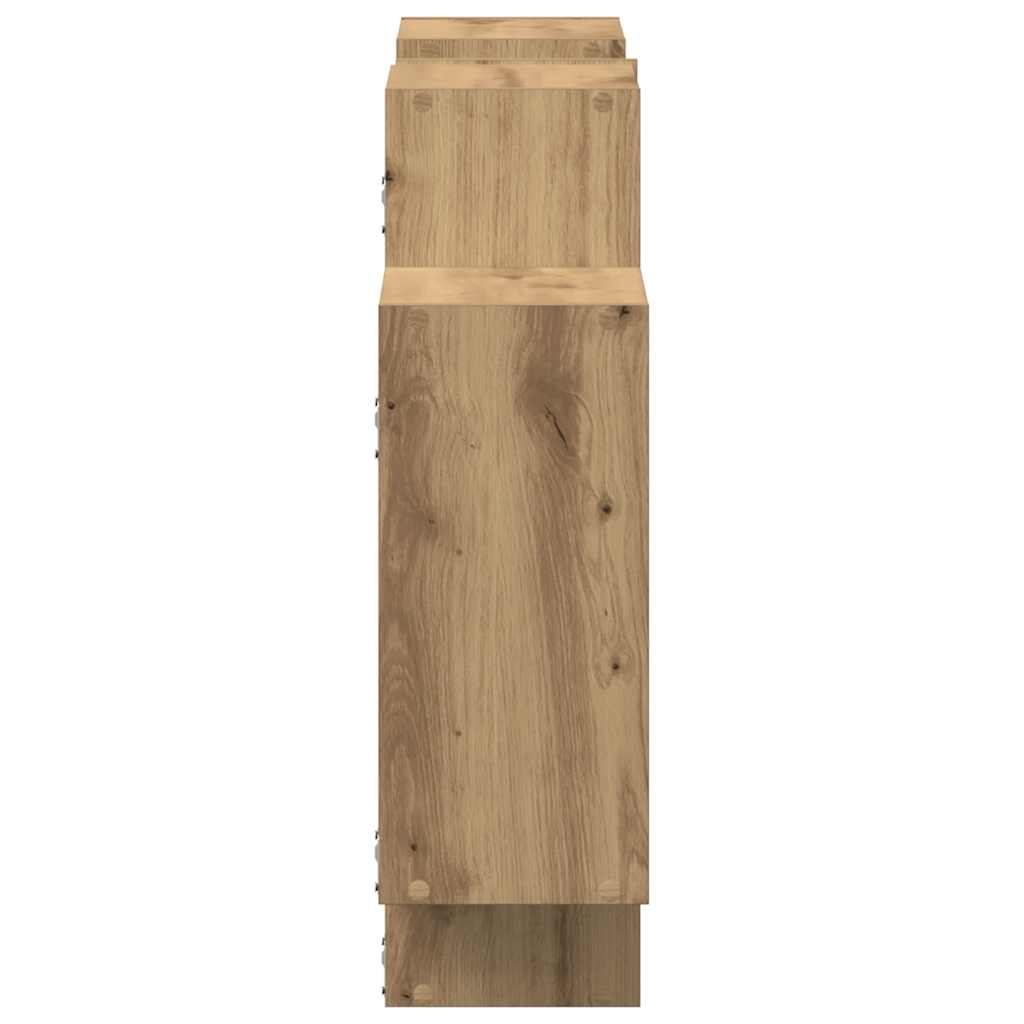 vidaXL Étagère murale Chêne artisan 159x18x65 cm Bois d'ingénierie