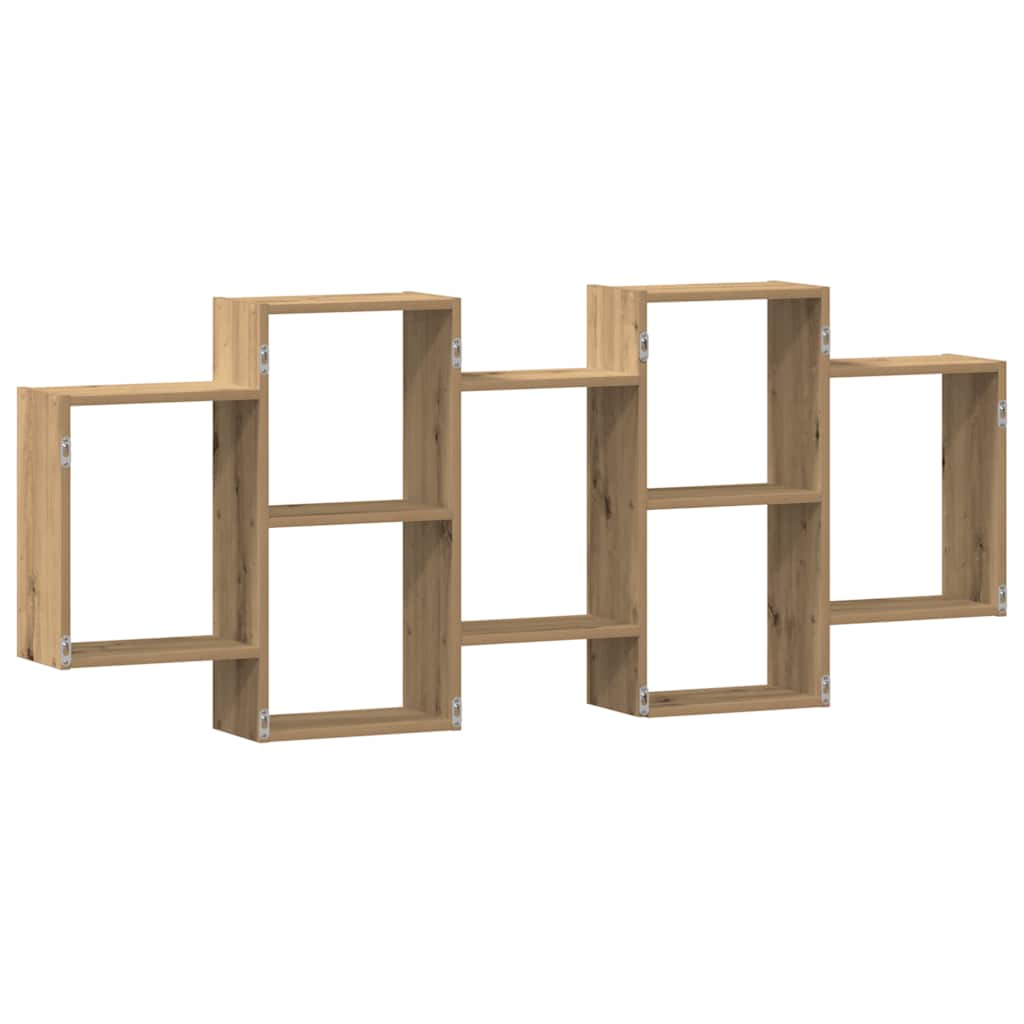 vidaXL Étagère murale Chêne artisan 159x18x65 cm Bois d'ingénierie
