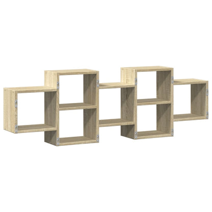 vidaXL Étagère murale chêne sonoma 129x18x42 cm bois d'ingénierie