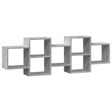 vidaXL Étagère murale gris béton 129x18x42 cm Bois d'ingénierie