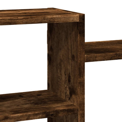 vidaXL Étagère murale chêne fumé 129x18x42 cm Bois d'ingénierie