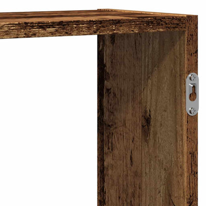 vidaXL Étagère murale aspect bois de récupération 129x18x42 cm Bois d'ingénierie