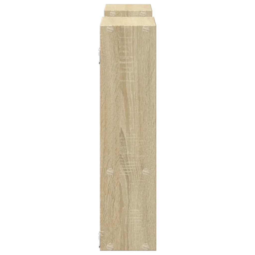 vidaXL Wandregal Sonoma-Eiche 99x15x60 cm Holzwerkstoff