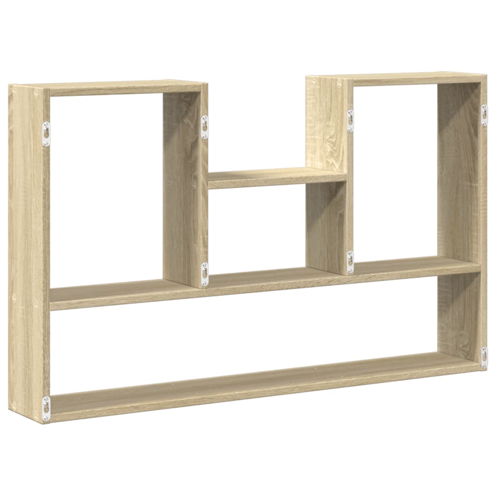 vidaXL Wandregal Sonoma-Eiche 99x15x60 cm Holzwerkstoff