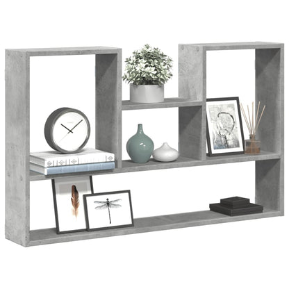 vidaXL Étagère murale gris béton 99x15x60 cm bois d'ingénierie