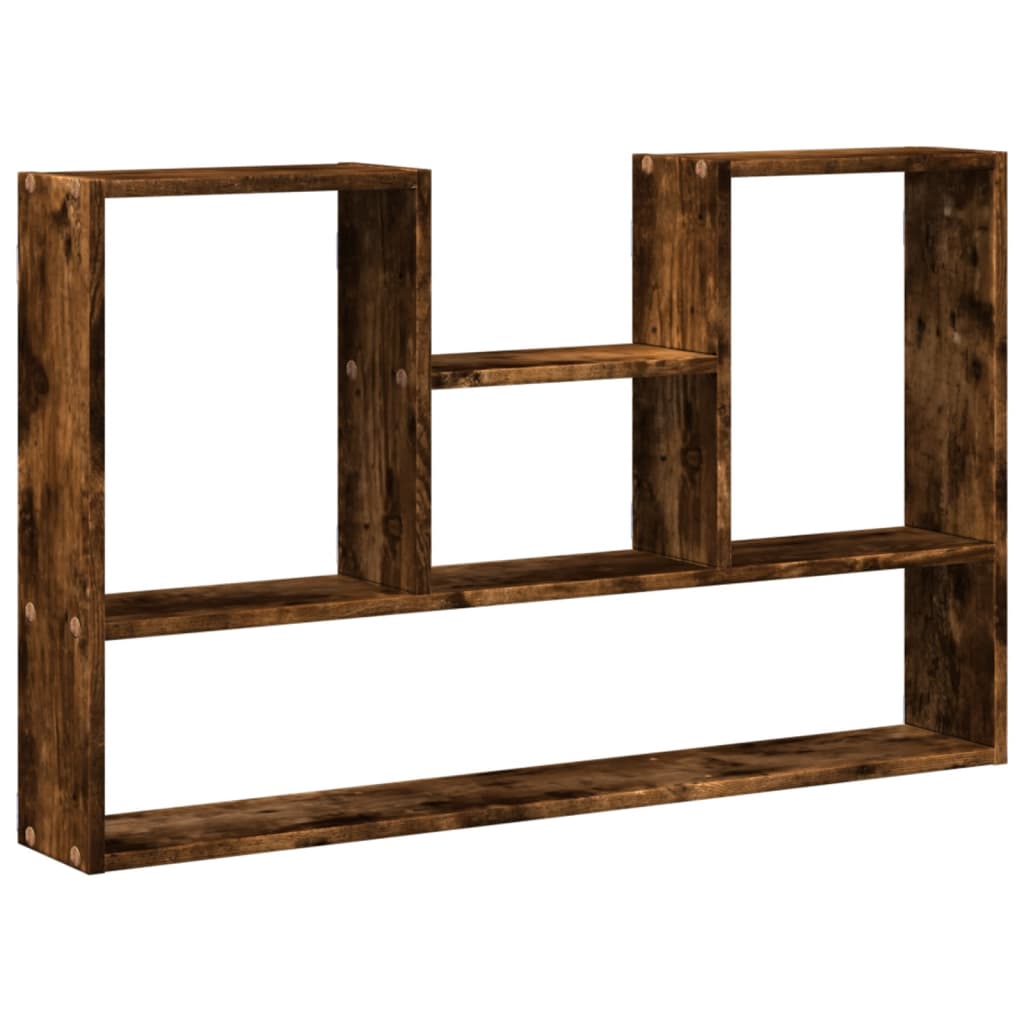 vidaXL Wandregal Räuchereiche 99x15x60 cm Holzwerkstoff