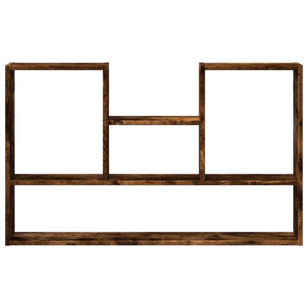 vidaXL Wandregal Räuchereiche 99x15x60 cm Holzwerkstoff