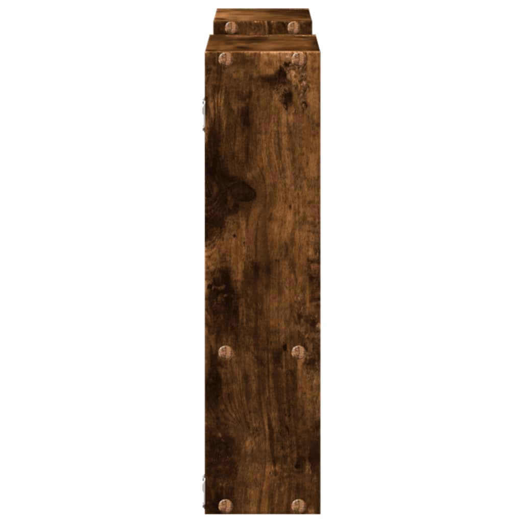 vidaXL Wandregal Räuchereiche 99x15x60 cm Holzwerkstoff